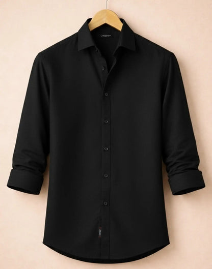 Classic Black Formal Shirt for Men | Zibilo