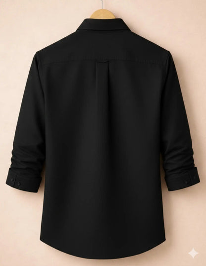 Classic Black Formal Shirt for Men | Zibilo